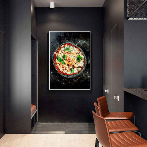 2-kitchen-paintings-restaurant-artwork-italian-style-pizza