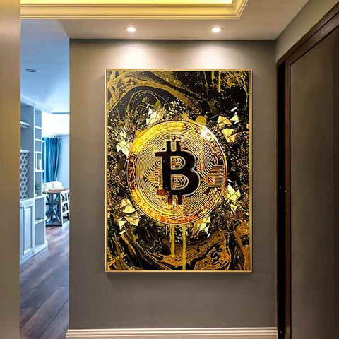 1-crypto-wall-art-bitcoin-wall-art-the-gold-of-the-future