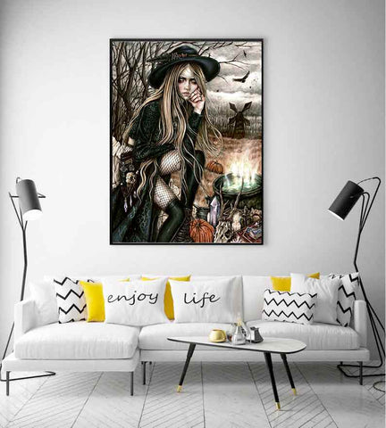 2-gothic-prints-gothic-wall-decor-a-witch-on-the-run