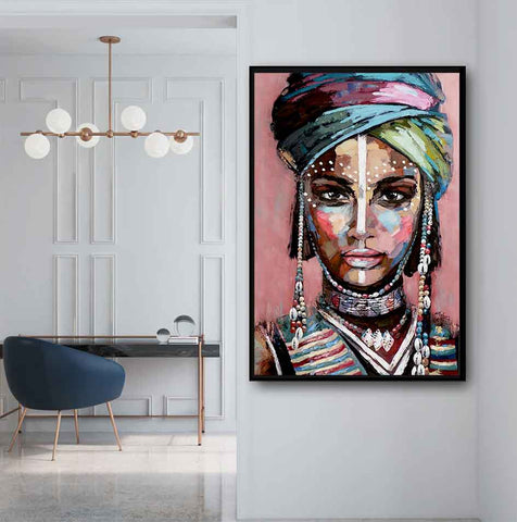 2-african-paintings-on-canvas-african-paintings-for-sale-tribal-beauty