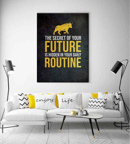 2-inspirational-quotes-on-canvas-print-quotes-on-canvas-the-secret-of-your-future