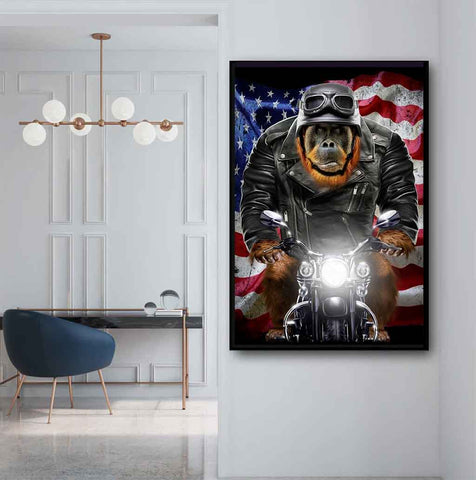 2-patriotic-paintings-fun-wall-prints-the-chief-of-bikers