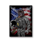 1-patriotic-paintings-fun-wall-prints-the-fighter-pilot-is-a-gorilla