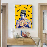 3-2-pac-painting-2pac-wall-art-2pac-in-a-yellow-background