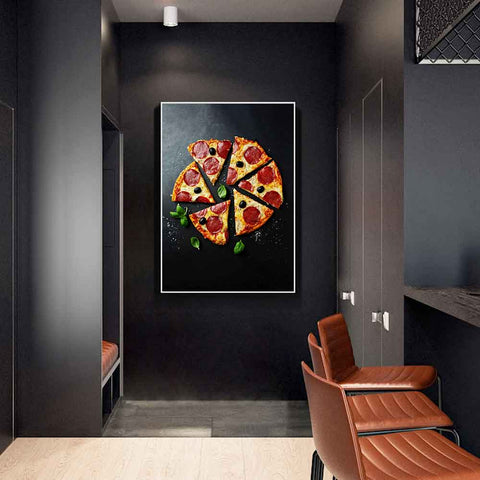 2-kitchen-paintings-restaurant-artwork-pepperoni-pizza