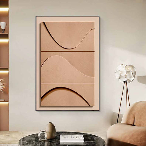 2-geometric-artwork-geometric-wall-decor-the-brown-structural-wave