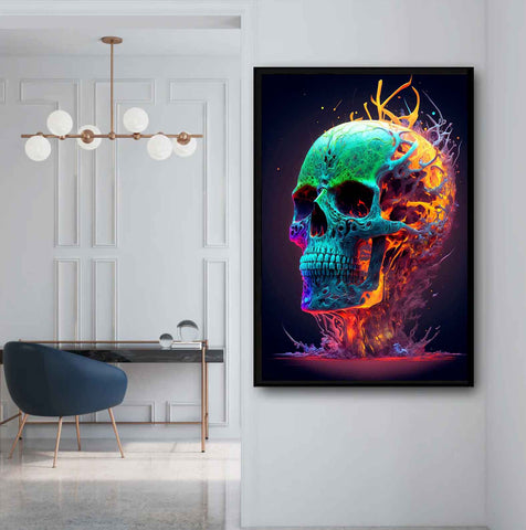 2-skull-artworks-skull-paintings-molten-skull