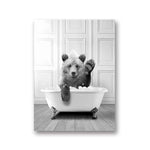 1-fun-wall-prints-bears-prints-a-bear-in-the-bathtub