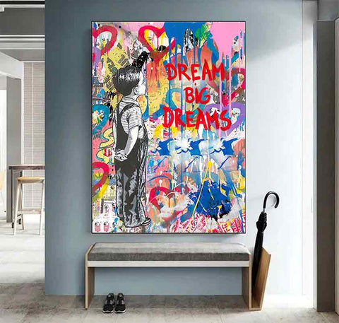 2-banksy-art-for-sale-posters-banksy-dream-big-dreams-graffiti
