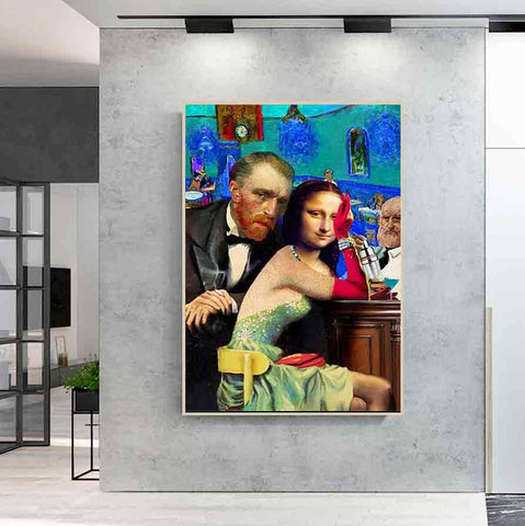2-monalisa-picture-pop-culture-wall-art-Mona-van-at-the-bar