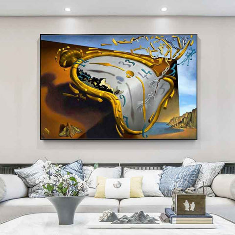 2-salvador-dali-canvas-prints-salvador-dali-wall-art-soft-watch-at-the-time-of-the-first-explosion-replica