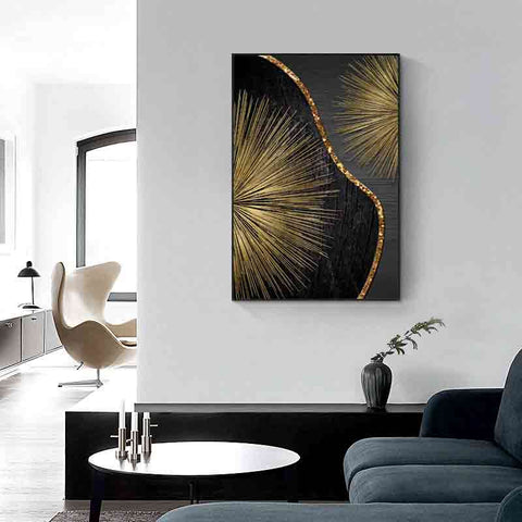 2-geometric-artwork-geometric-wall-decor-golden-fireworks