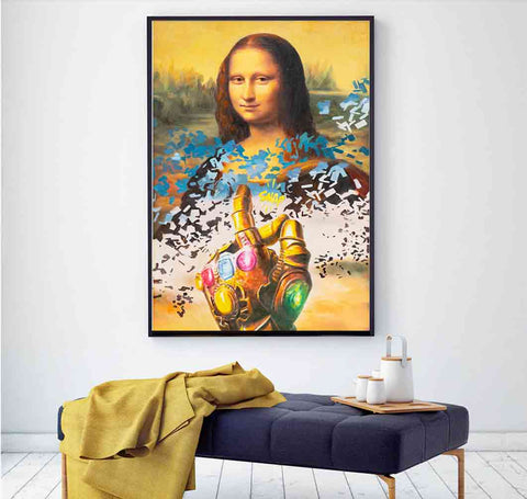 2-monalisa picture-pop-culture-wall-art-the-fingers-of-thanos