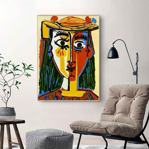 2-picasso-canvas-prints-picasso-print-poster-woman-with-hat
