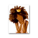 1-princess-theme-nursery-childrens-wall-art-for-bedrooms-afro-princess-with-curly-hair