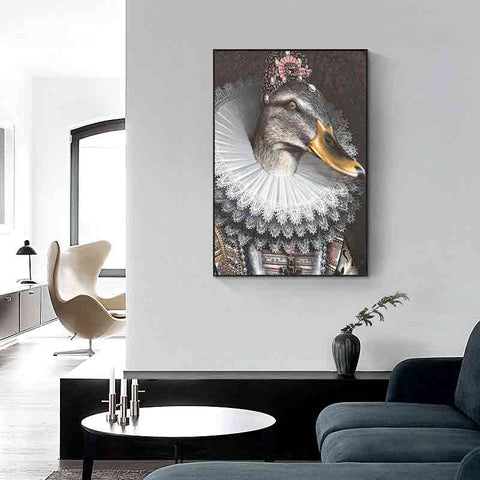 2-duck-paintings-duck-wall-decor-queen-of-the-ducks