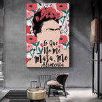 3-frida-kahlo-prints-on-canvas-inspirational-quotes-on-canvas-lo-que-nome-mata-me-alimenta