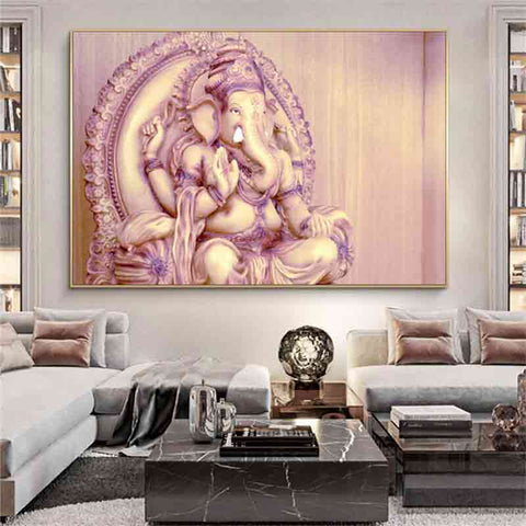 2-Ganesha-artwork-hinduism-poster-ganesha-on-his-throne