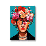1-frida-kahlo-prints-on-canvas-floral-prints-for-framing-a-bouquet-of-frida-blue