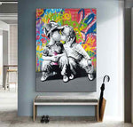 1-banksy-art-for-sale-posters-banksy-the-kiss-of-a-child-graffiti