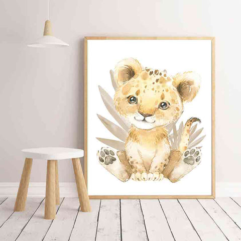 2-animal-themed-nursery-decor-lion-themed-nursery-decor-cute-baby-lion