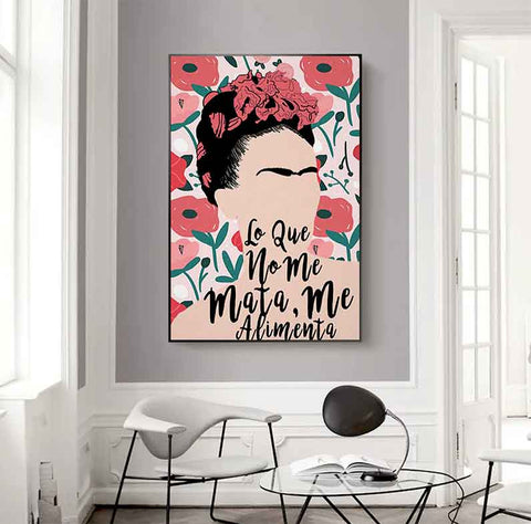 2-frida-kahlo-prints-on-canvas-inspirational-quotes-on-canvas-lo-que-nome-mata-me-alimenta