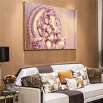 3-Ganesha-artwork-hinduism-poster-ganesha-on-his-throne
