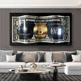 crypto wall art - bitcoin wall art - the first bitcoins bill