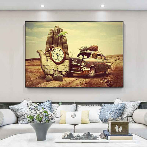2-salvador-dali-canvas-prints-salvador-dali-wall-art-absurd-and-funny-painting-in-the-style-of-Dali