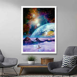2-cosmos-artwork-galaxy-painting-with-planets-view-on-the-blue-planet