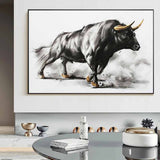4-bull-painting-on-canvas-abstract-bull-painting-bull-with-golden-horns