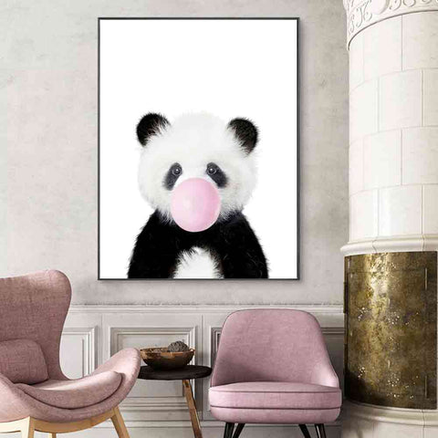 3-panda-prints-panda-canvas-painting-panda-chewing-gum